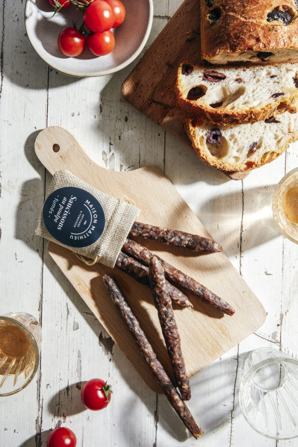 Saucissons au poulpe fumés