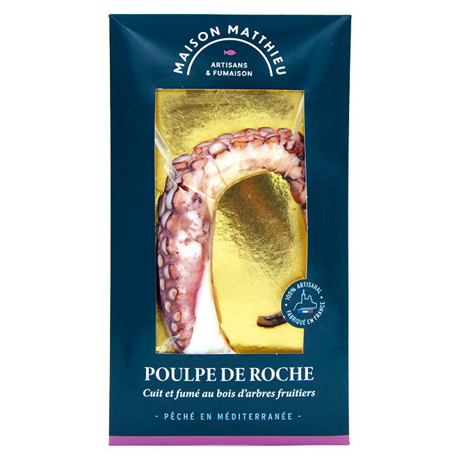 Poulpe de roche fumé - Maison Matthieu