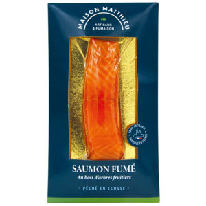 Saumon fumé au bois d'arbres fruitiers - 150g, Non tranché