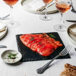 Mélange Gourmand : Poulpe, maquereaux, saumon tradition et gravlax 150g