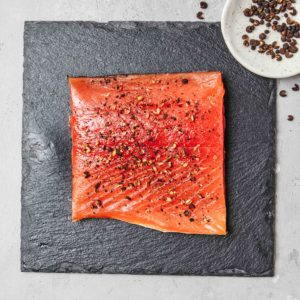 Saumon fumé au poivre agrume