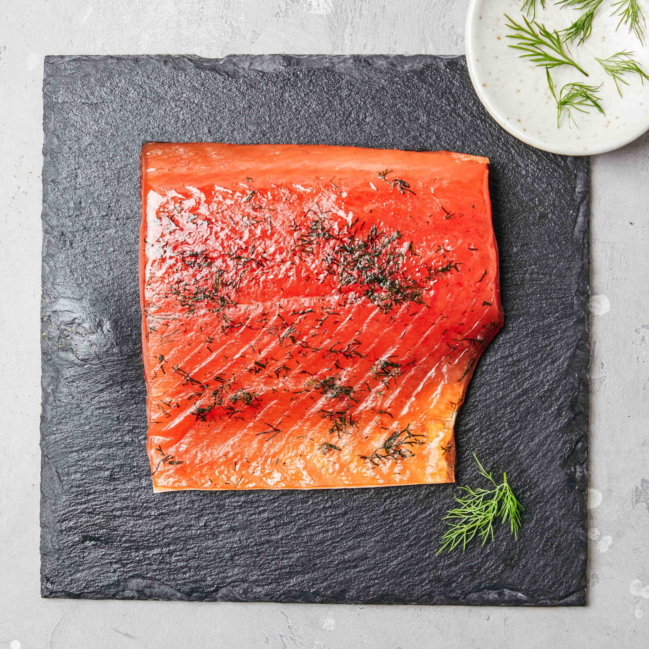 Saumon gravlax fumé 