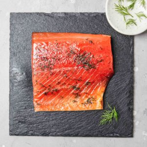 Saumon gravlax fumé