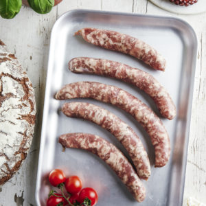 Saucisses au porc et poulpe